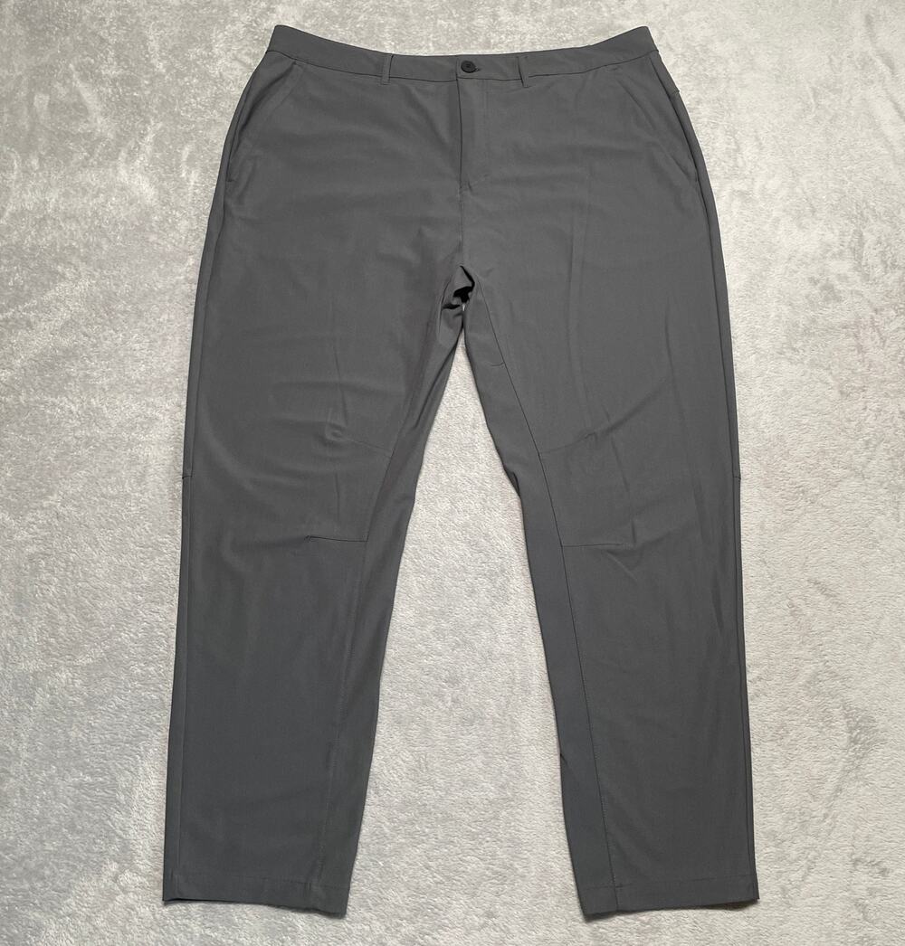 Legends Pants Mens 38 Grey Aviation Trouser Performance Stretch Smart Casual